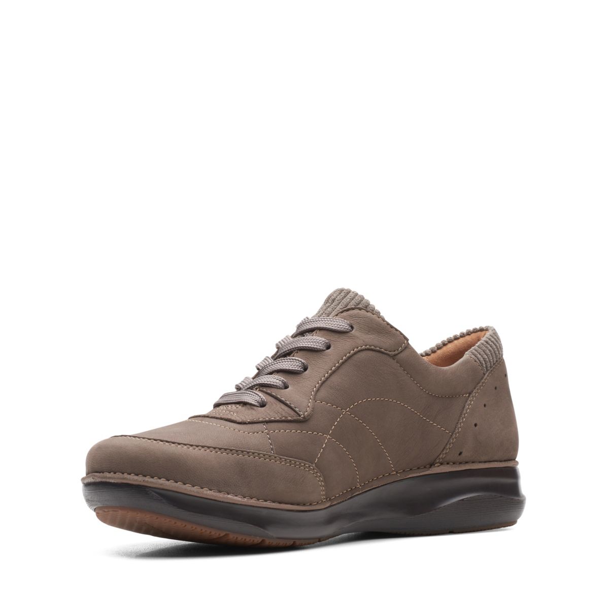 Zapatos Casuales Clarks Appley Tie Mujer Gris | 35342298