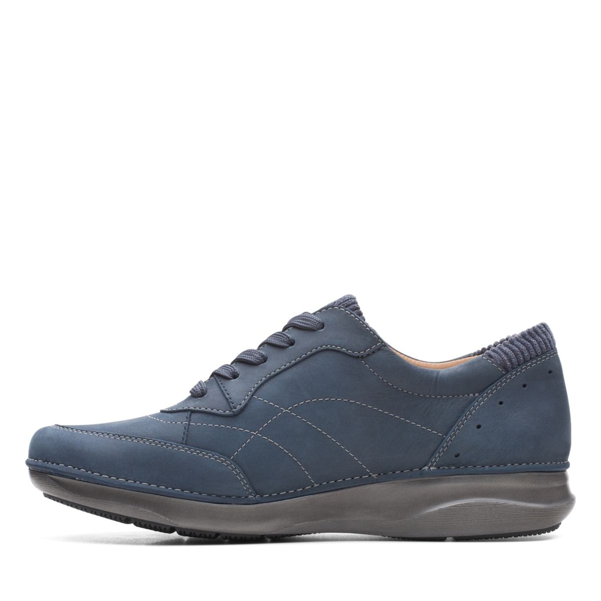 Zapatos Casuales Clarks Appley Tie Mujer Azul Marino | 57684736