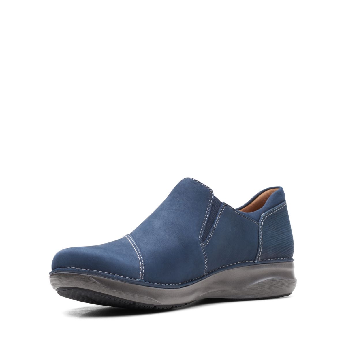 Zapatos Casuales Clarks Appley Zip Mujer Azul Marino | 4726697