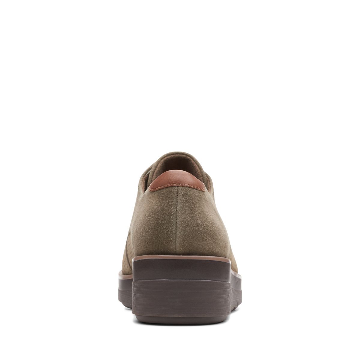 Zapatos Casuales Clarks Shaylin Encaje Mujer Verde Oscuro Oliva | 19309963