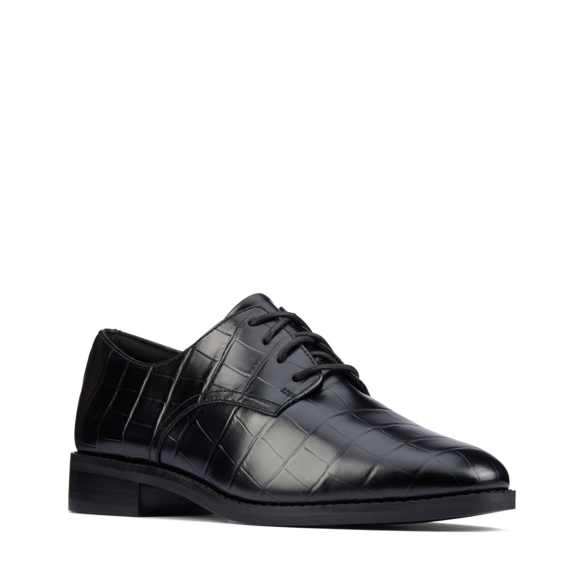 Zapatos Oxford Clarks Ria Derby Mujer Negras | 71123770