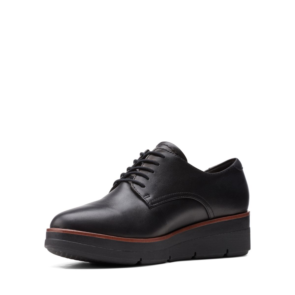 Zapatos Oxford Clarks Shaylin Encaje Mujer Negras | 41122246